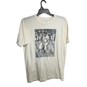 Roots of Fight Josh Gibson Homestead Grays T-Shirt Mens XL White Cotton USA Made
